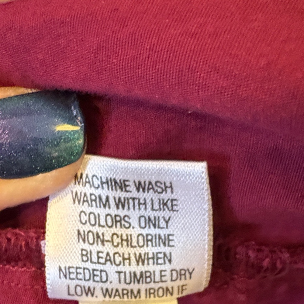 Sonoma Deep Red Casual Shirt - Picture 8 of 8